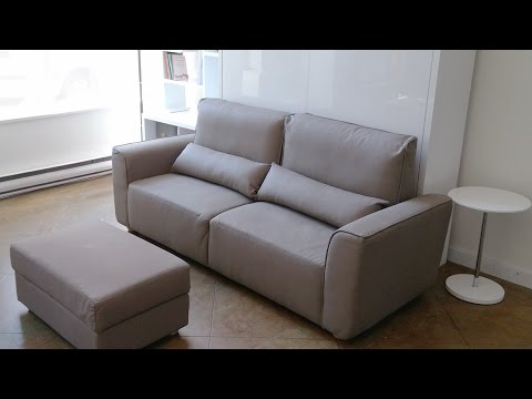 MurphySofa Minima Wall Bed Sofa with Storage Ottoman Demo