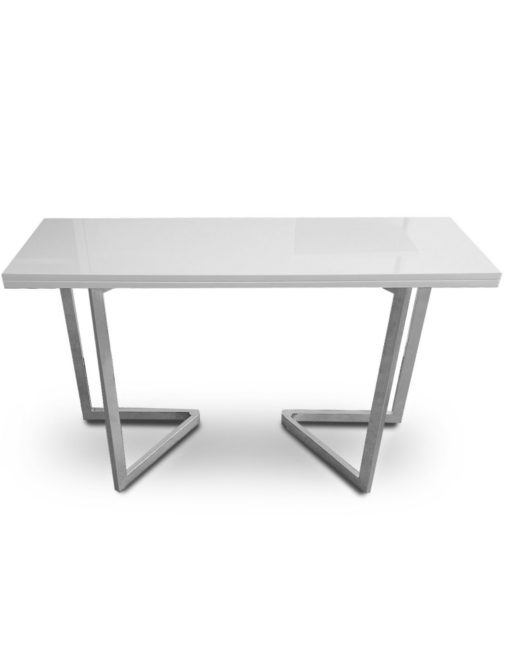 Flip-console-to-dining-table-in-glossy-white-finish-can-double-in-size-by-flipping-over-into-a-larger-table