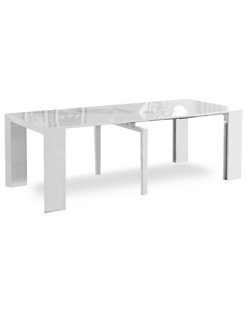 Junior-Giant-Edge-Dining-table-in-white-gloss-extending-console-table