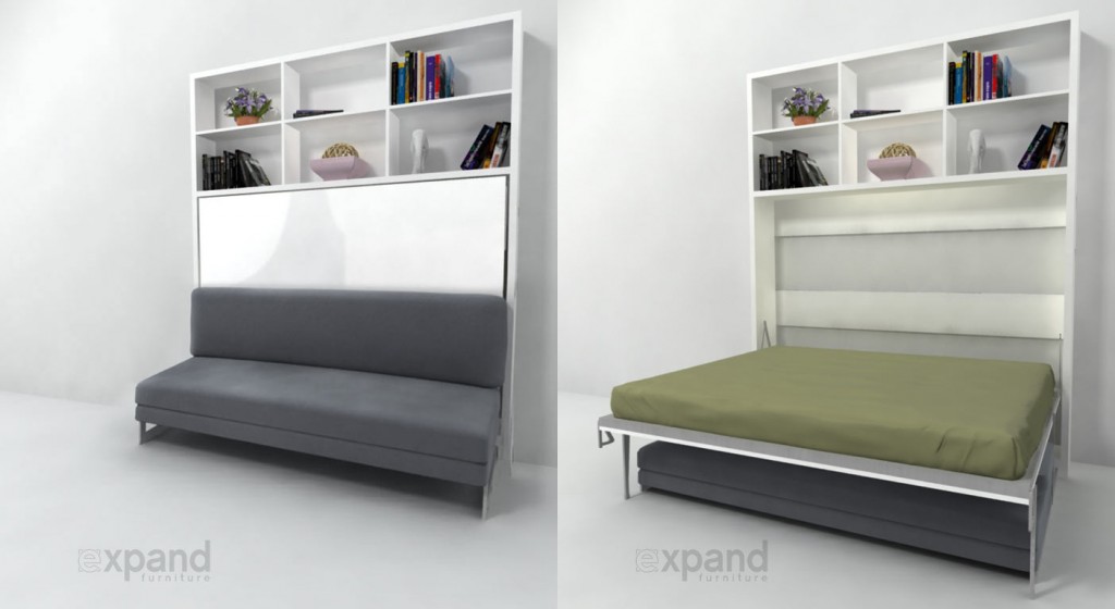 Stylized Italian horizontal wall beds