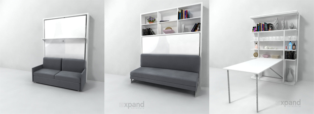 Italian Murphy Beds available at Expand Furniture