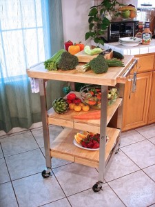 serenity folding kitchen island