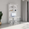 Compatto LSG Office - Twin Rotating Murphy bed folding desk with room for computer