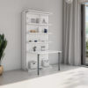 Compatto LSG - Twin Revolving Murphy Bed Bookcase with Desk