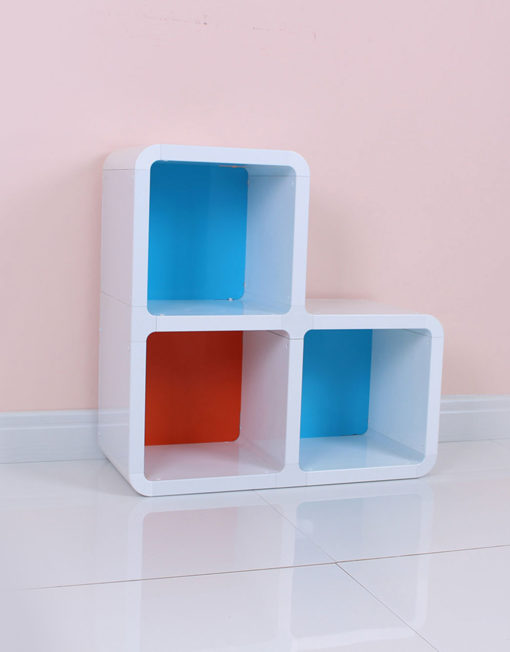 Interesting-small-corner-bookcase-with-colors