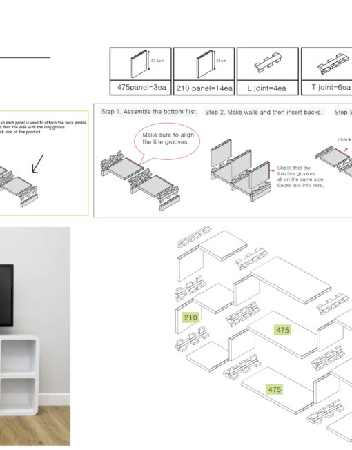 TV-Slim-stand-1-design-and-assembly