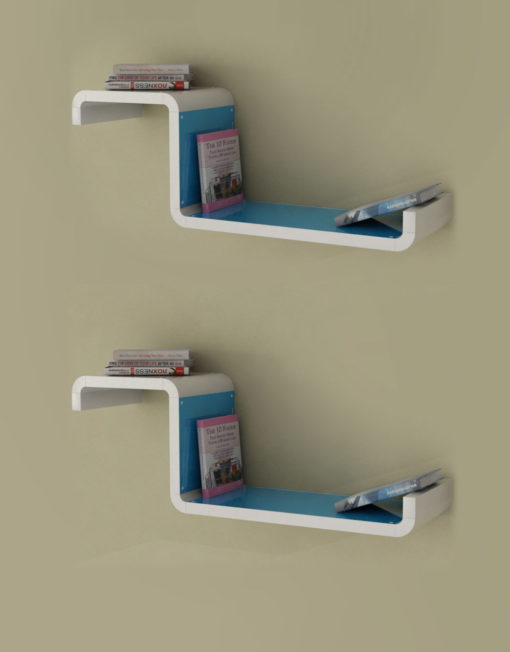 Wall-Shelf-CX2-G-Blue-Color