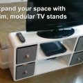 Expand your space with modular TV stands