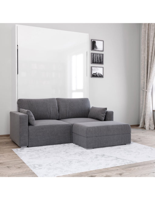 MurphySofa-Minima-Sectional-mini-wall-bed-couch-combo-in-Iron-Grey