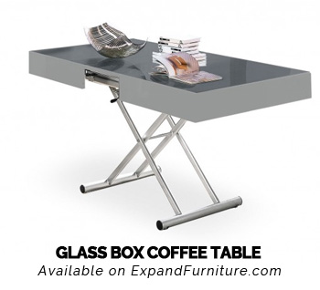 Glass Box Coffee Table By Expand Furniture