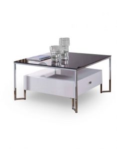 Black Modern Glass Hover Coffee Table