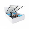 Pratico-White-Storage-lift-bed-opened-up