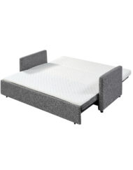 Harmony 2 - King size sofa bed with comfortable memory foam even sleep - New Iron Grey fabric