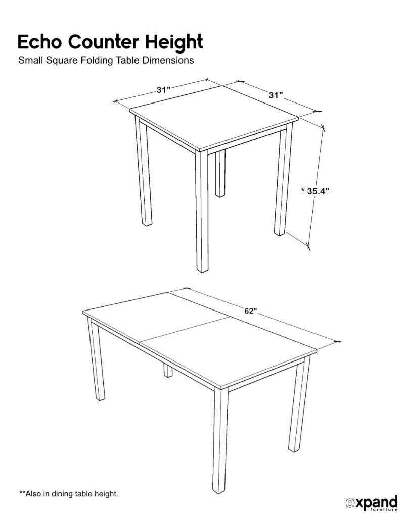 Echo CH Dimensions