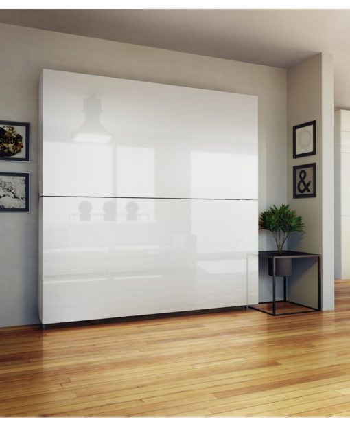 Hover-compact-wall-bunks-in-glossy-white-in-a-living-room