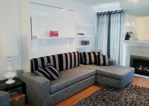 sofa wall bed with aditional features