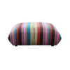 Basso colorful striped ottoman designer bubble sofa module from front