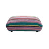 Basso colorful striped ottoman designer bubble sofa module from side