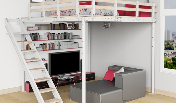 Phoenix apartment loft bed kits