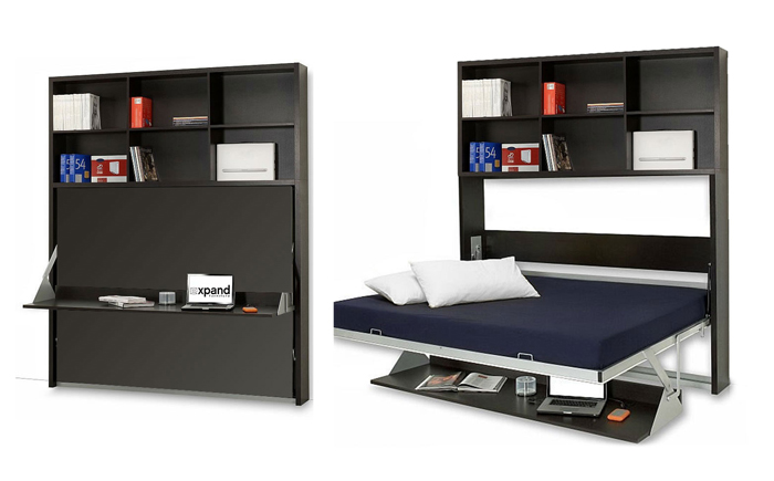 Hong Kong wall bed desks with Expand Furniture