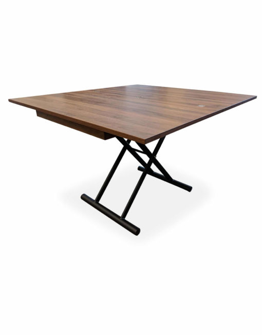 New-Alzare-Chocolate-Transforming-Table-raised-in-converted-larger-table-form