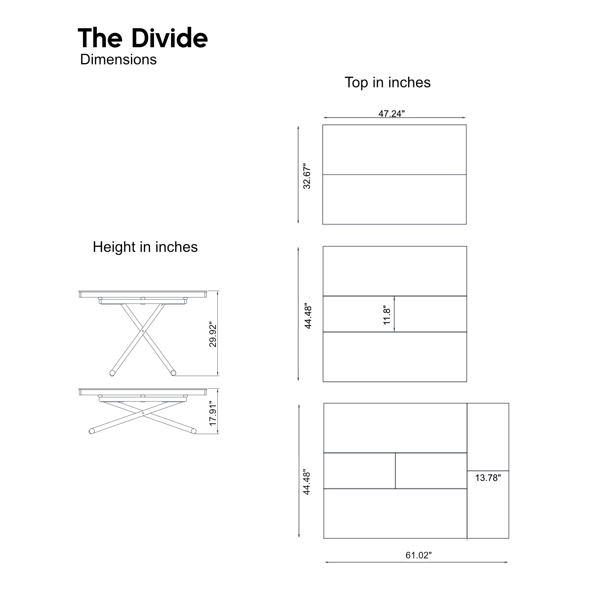 The-divide-table-sizes-in-inches