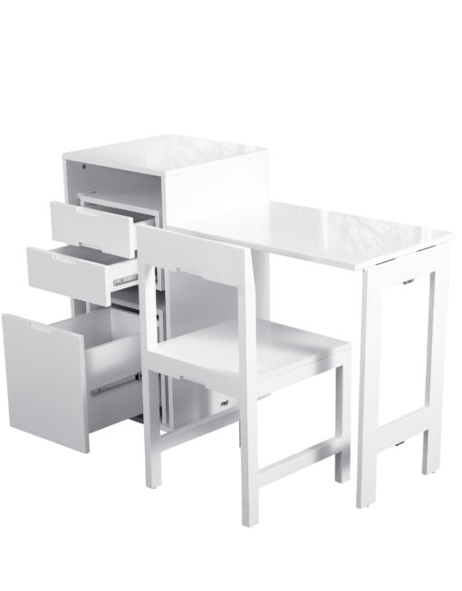 Ludovico-micro-office-open-with-hidden-chair-and-table-in-office-cabinet-Glossy-White