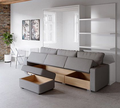 Top Rated Space Saving Sofas With Storage Space For Sale In Maryland